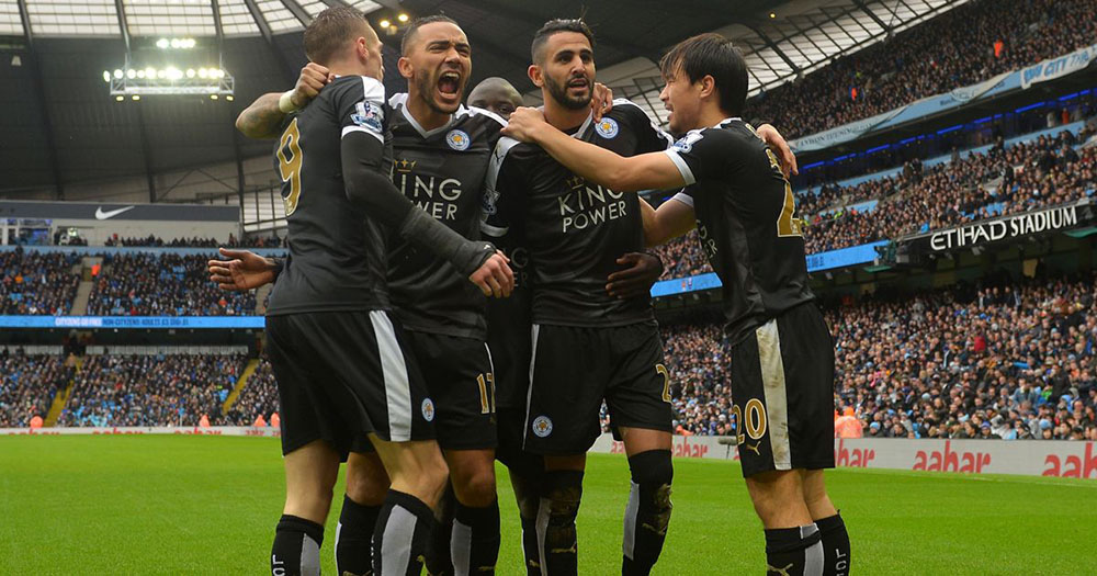 O Leicester não temeu a concorrência e derrotou os gigantes do futebol inglês.